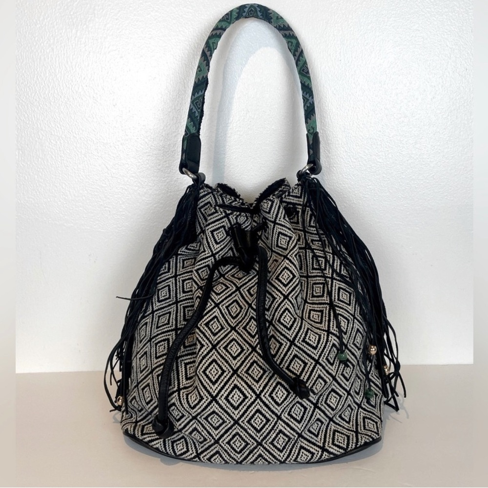 Boho bag with fringe